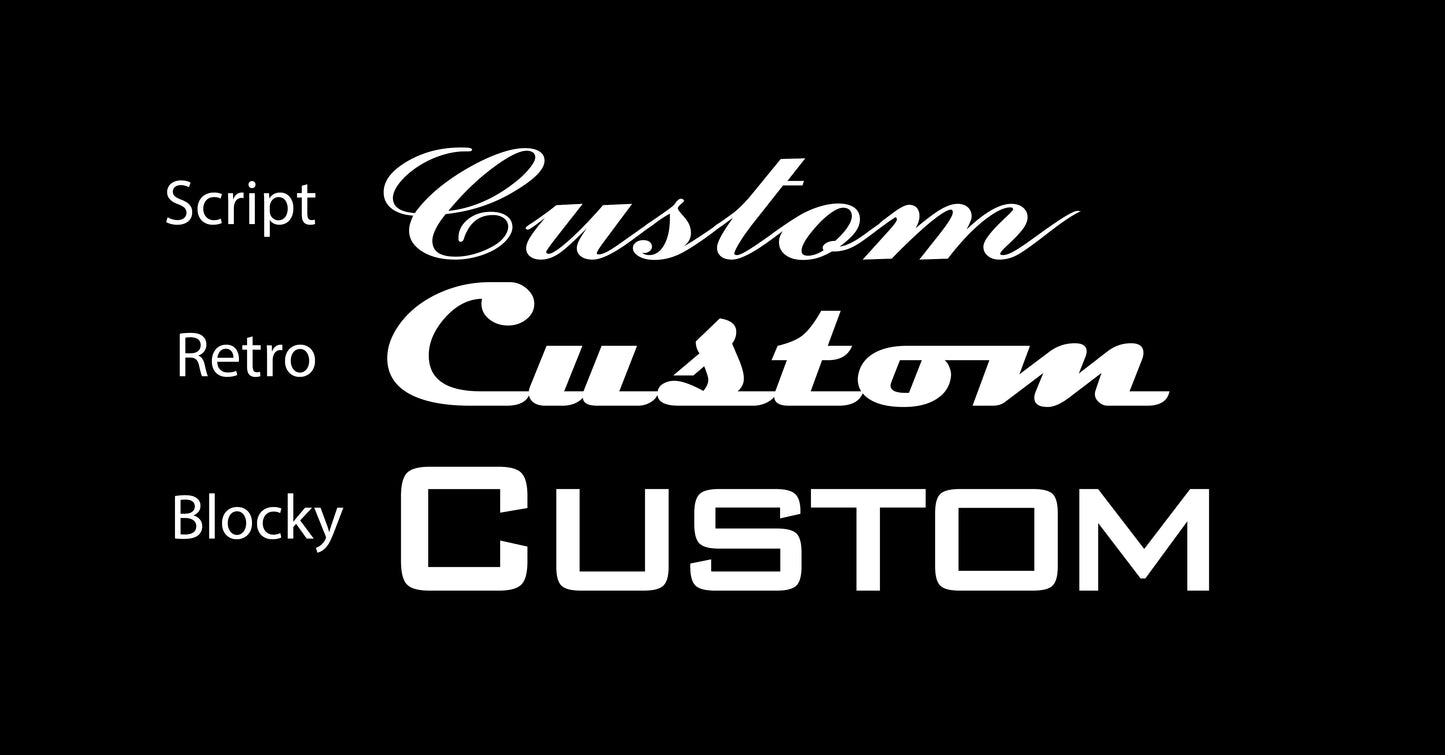 Custom Fret Decal