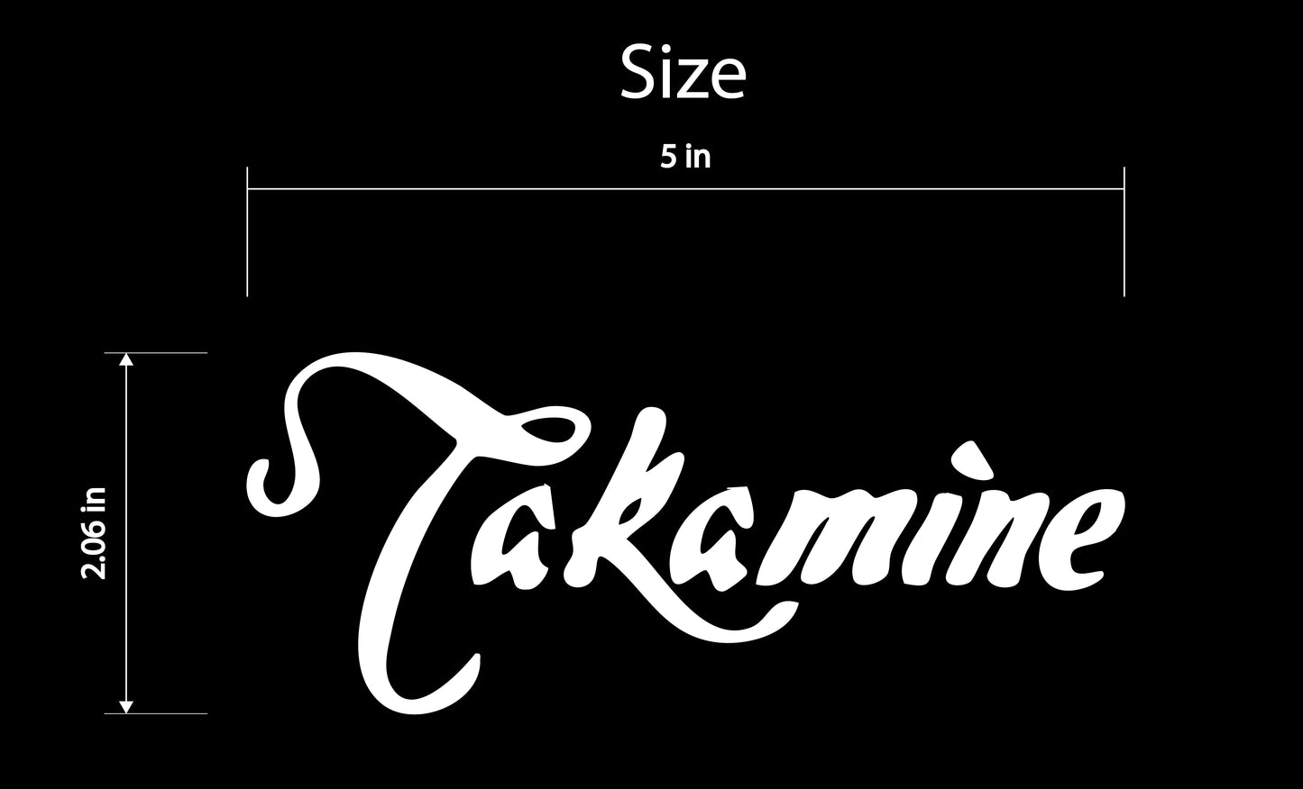 Takamine Pickguard Decal