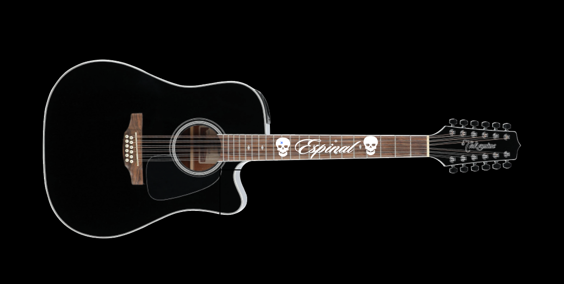Skull Fret Decals